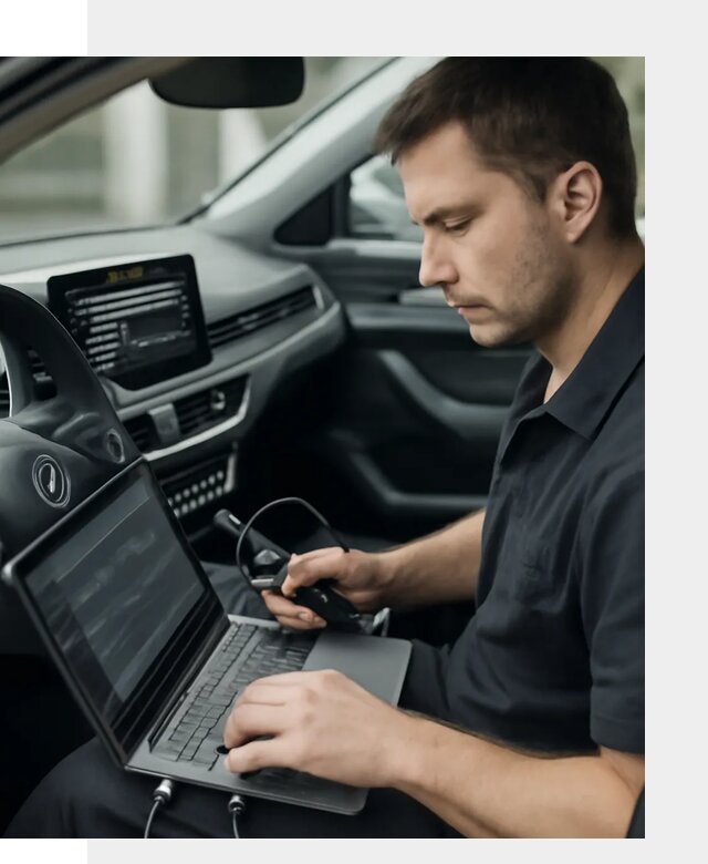 Настройка телематики автомобиля под ключ для авто в Ачинске